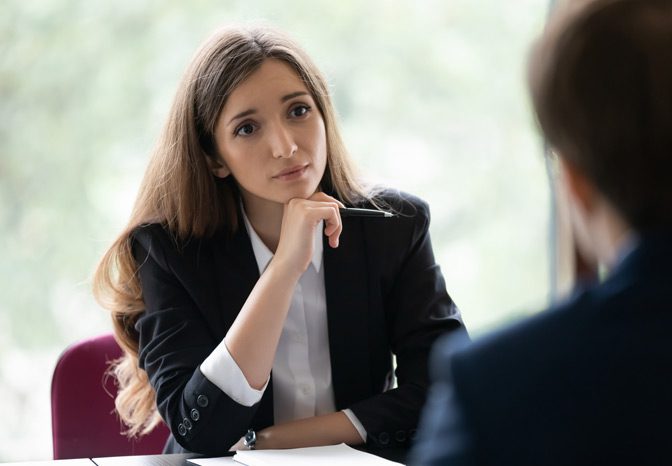 Employee-speaking-to-lawyer-about-experience-in-hostile-workplace Employee-speaking-to-lawyer-about-experience-in-hostile-workplace