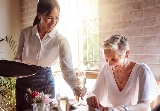 Waitress-serving-female-customer Waitress-serving-female-customer